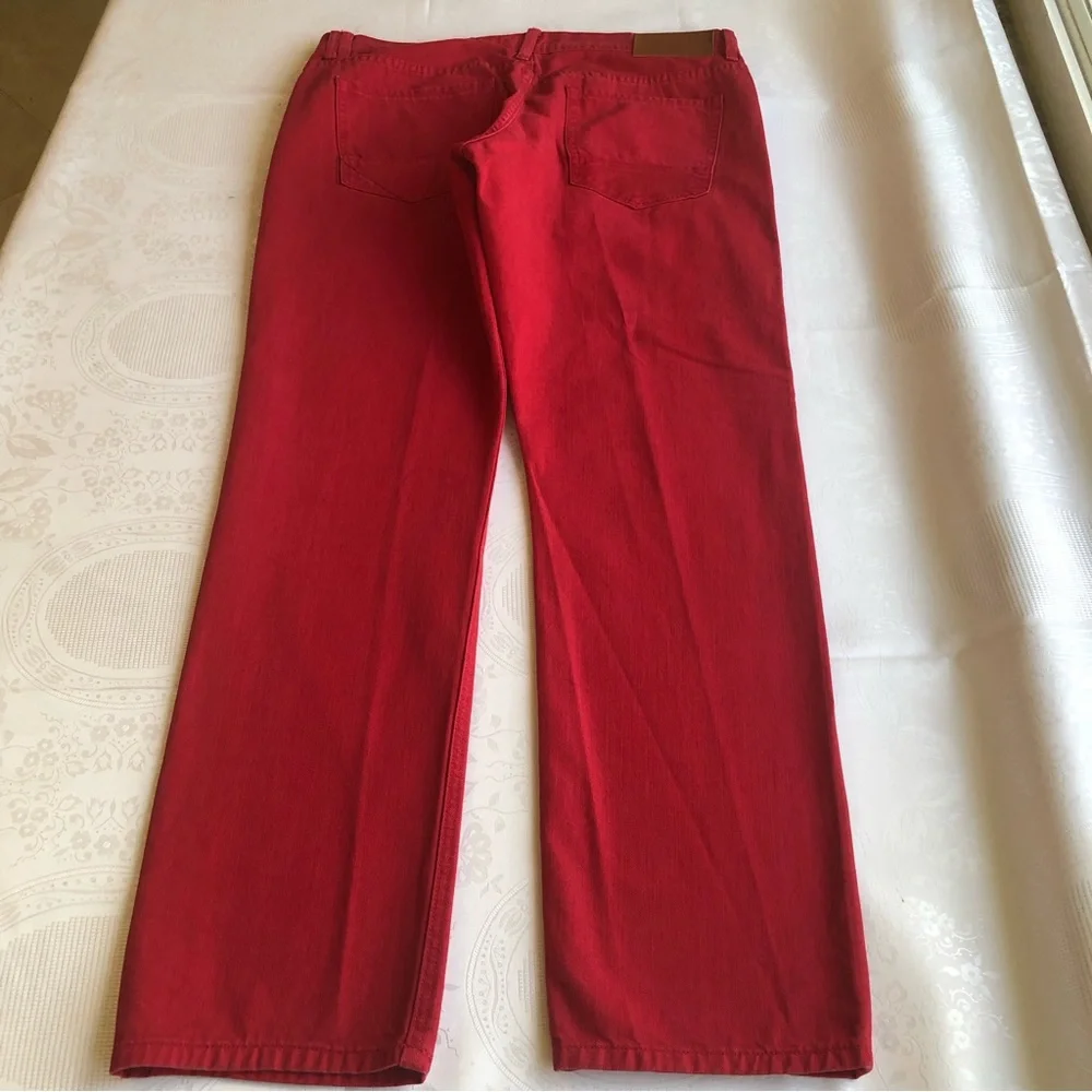 Sean John Clayton Slim Straight Red Jeans Denim Pants Men’s Size W36/L32 Casual
